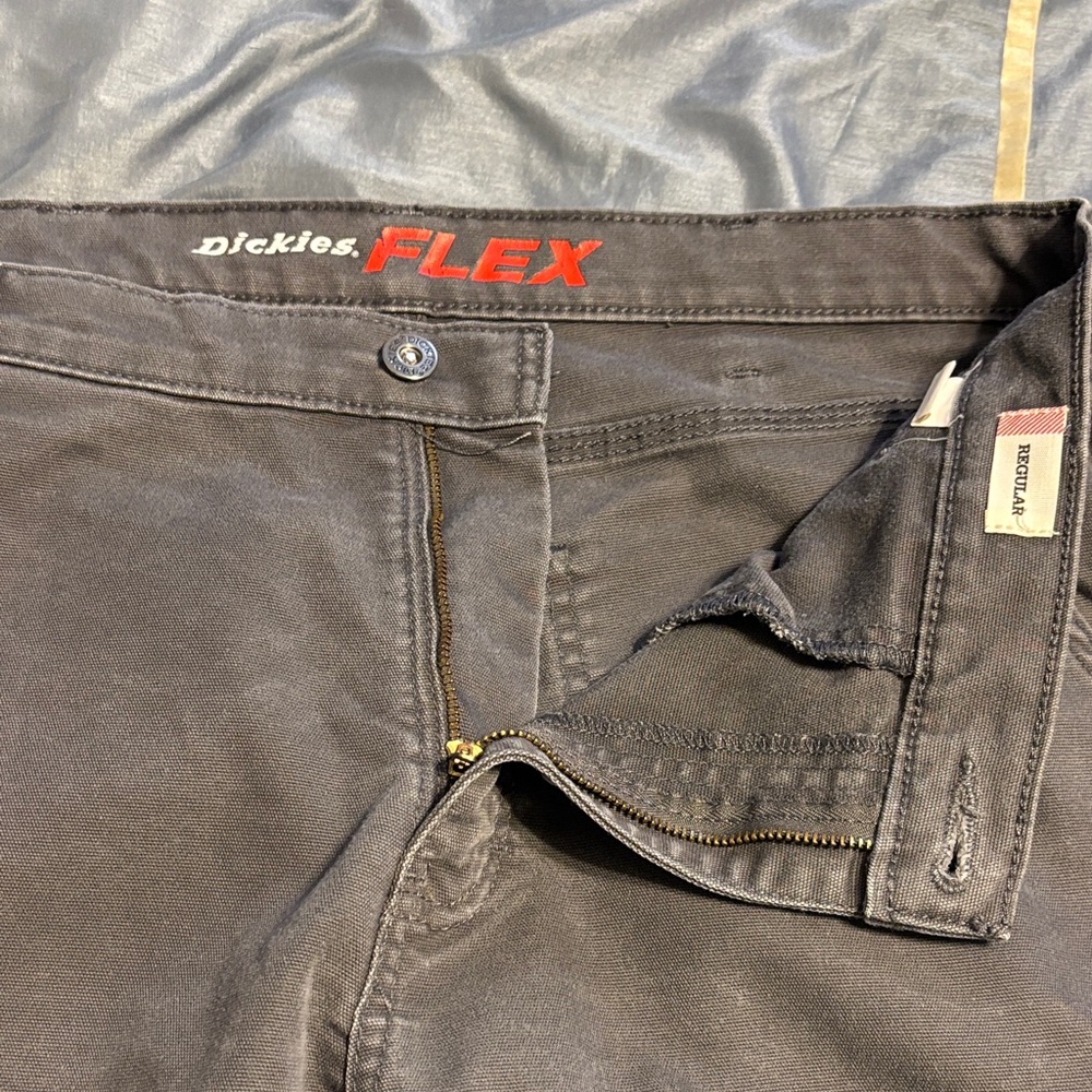 Dickies Charcoal Flex Trousers - Picture 7 of 11